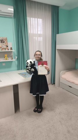 Поздравляем наше юное дарование!