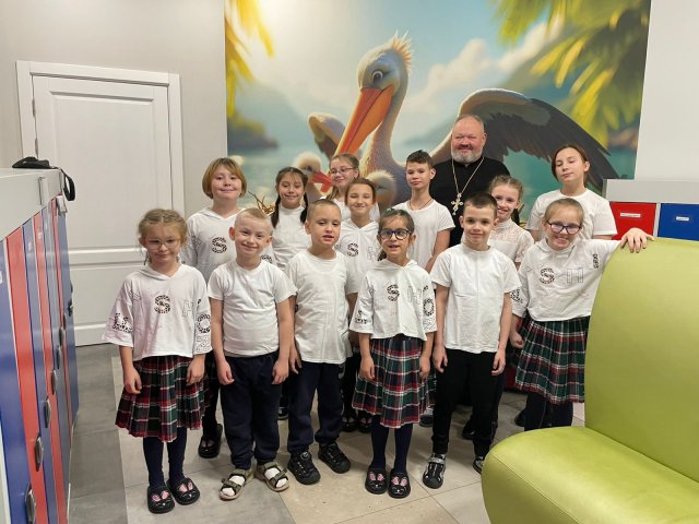 Встреча с духовными ценностями: мультфильм и беседа с отцом Димитрием